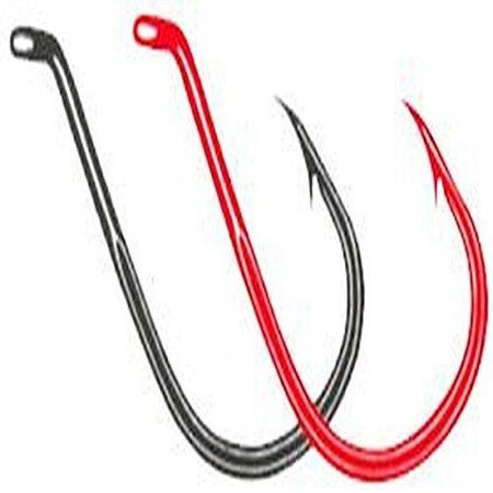 Owner Ssw All Purpose Hook With Super Needle Point, Size 40 Forged Shank, Reversed Bend, Up Eye, Black Ch 5315-141